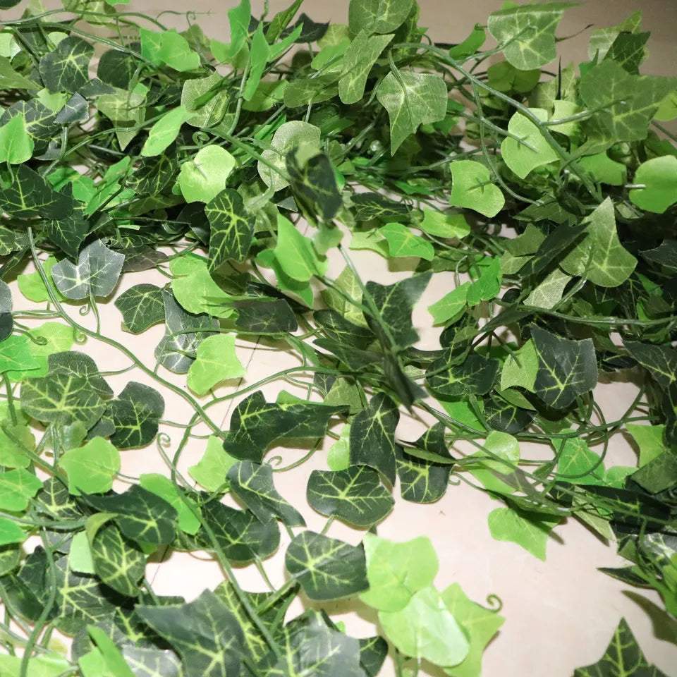 Artificial Ivy Leaf Garland Creeper Green