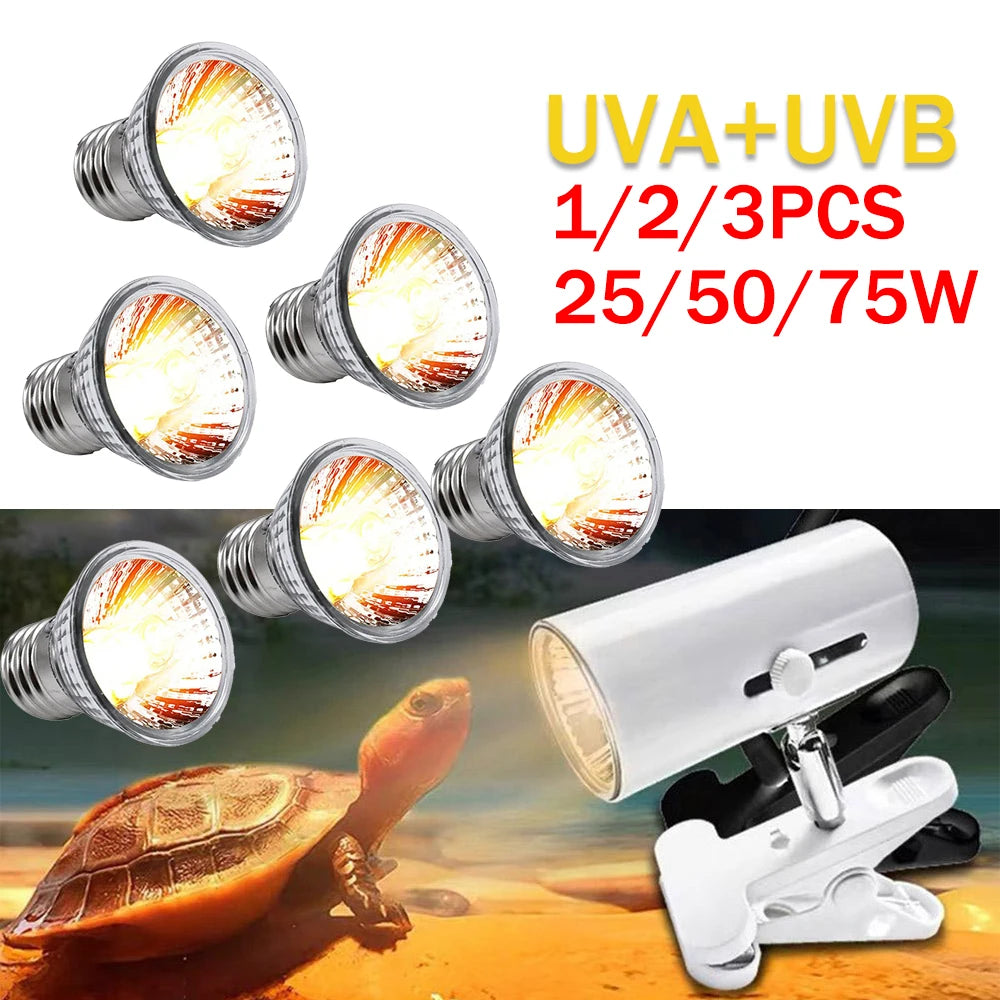 Reptile Lamp Basking UV Light Bulbs