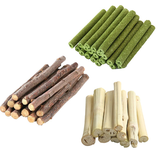 Dry Apple Branch Pet Molar Stick