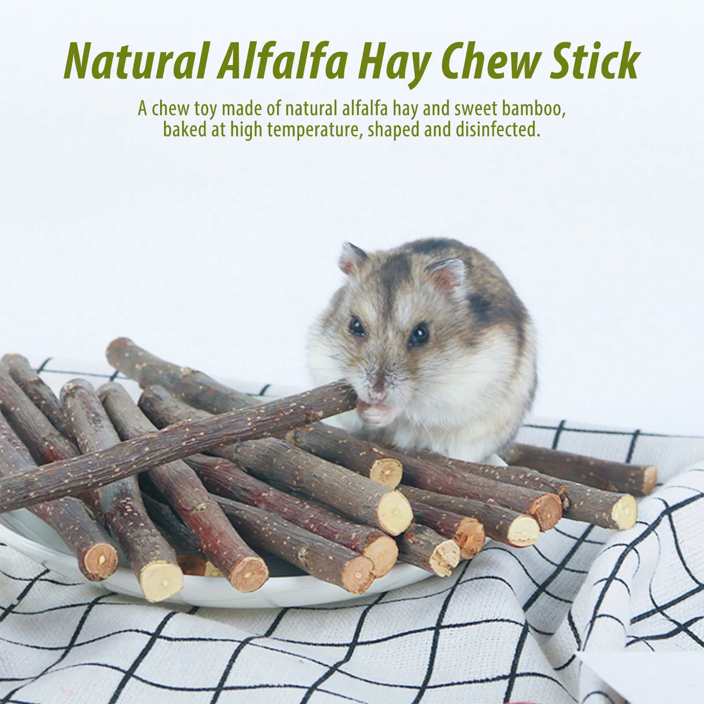 Dry Apple Branch Pet Molar Stick