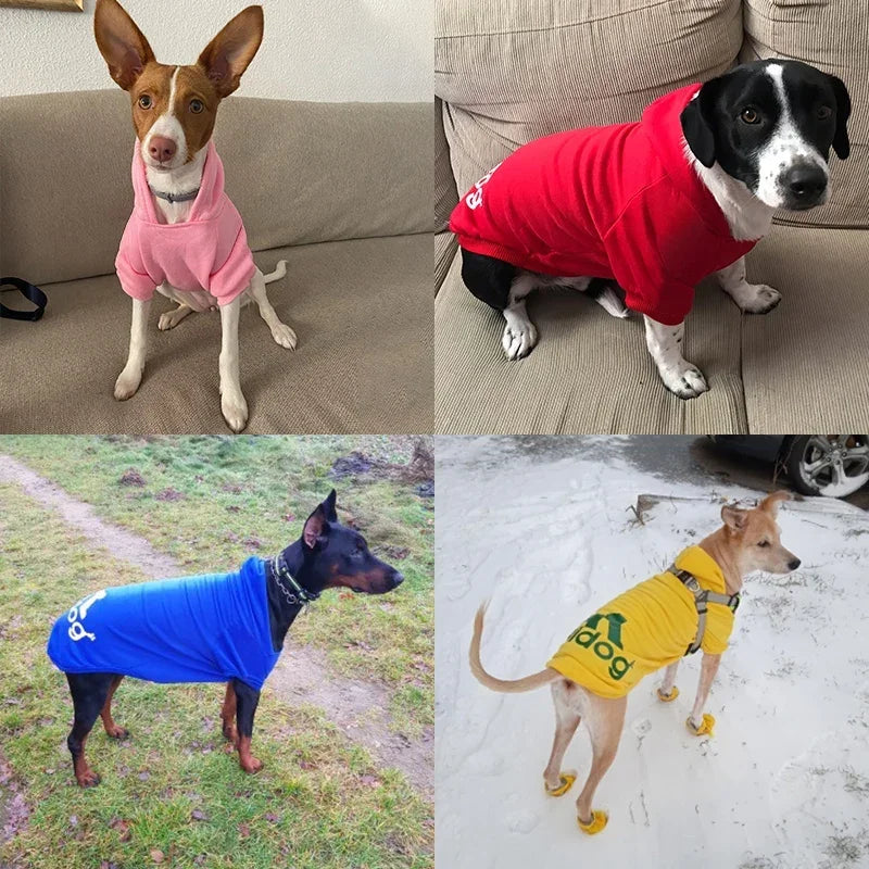 Winter Pet Dog Hoodies: Fleece Warm Sweatshirt