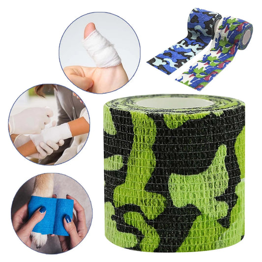 Camouflage Elastic Wrap Tape for Sports