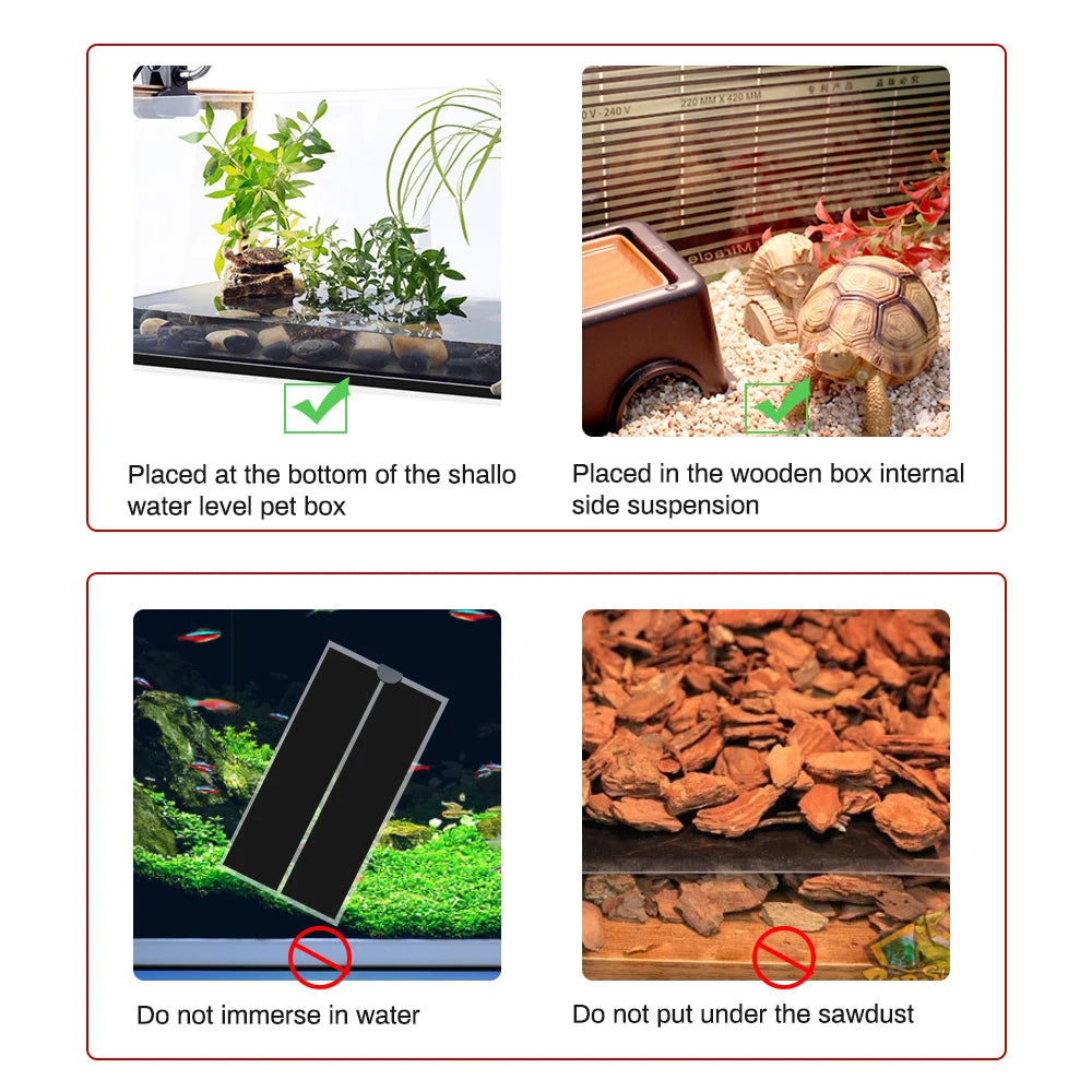 Variable Temperature Controlled Heat Mat for Reptiles