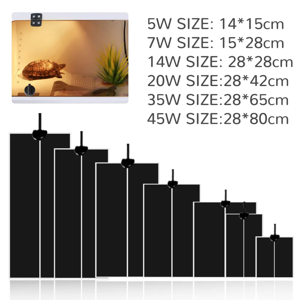 Variable Temperature Controlled Heat Mat for Reptiles