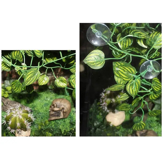 Artificial Vine Reptile Lizards Terrarium Decoration