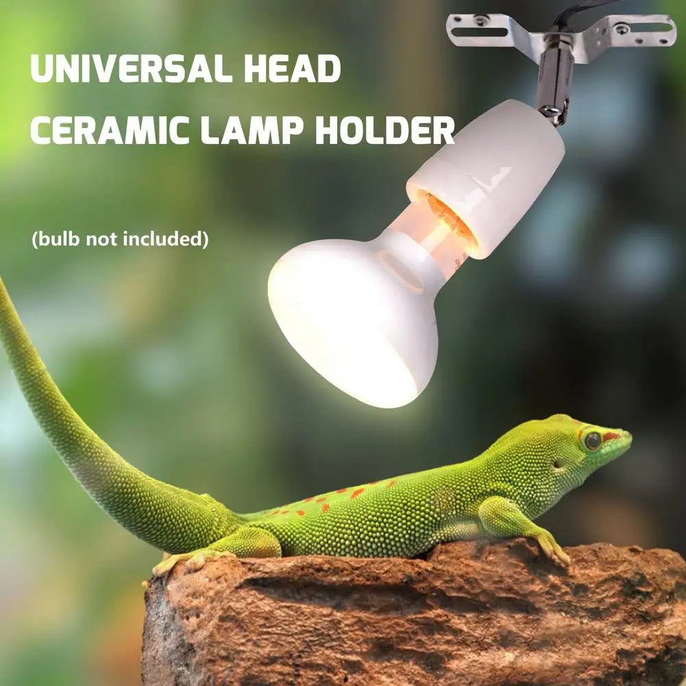 Rotatable Ceramic Lamp Holder with ON/OFF Switch