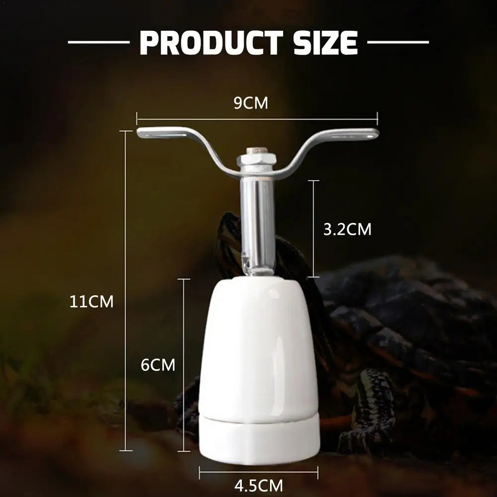 Rotatable Ceramic Lamp Holder with ON/OFF Switch