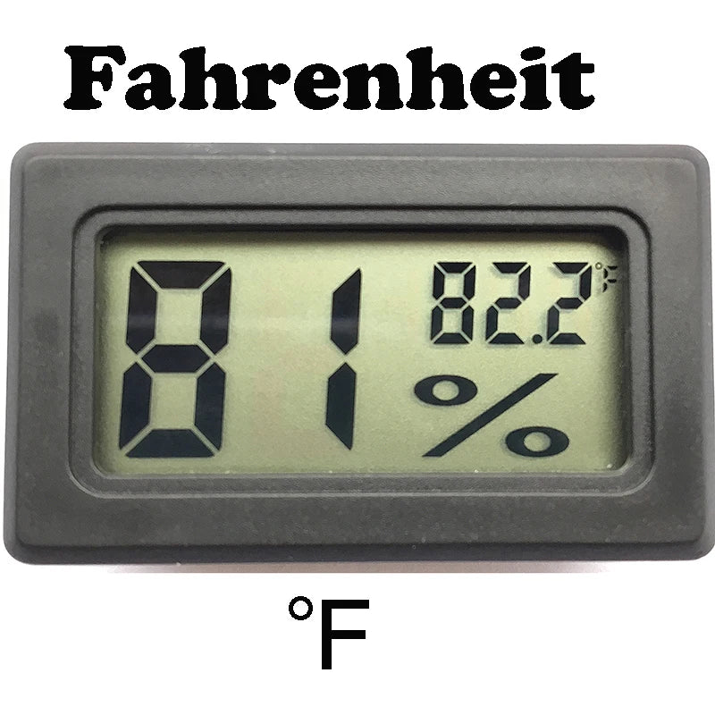 LCD Thermometer Hygrometer for Pet Reptiles