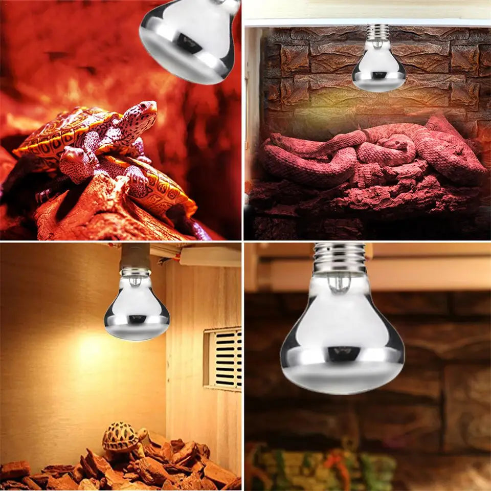 Pet Heating Lamp: 50W/100W Reptile Heat Emitter