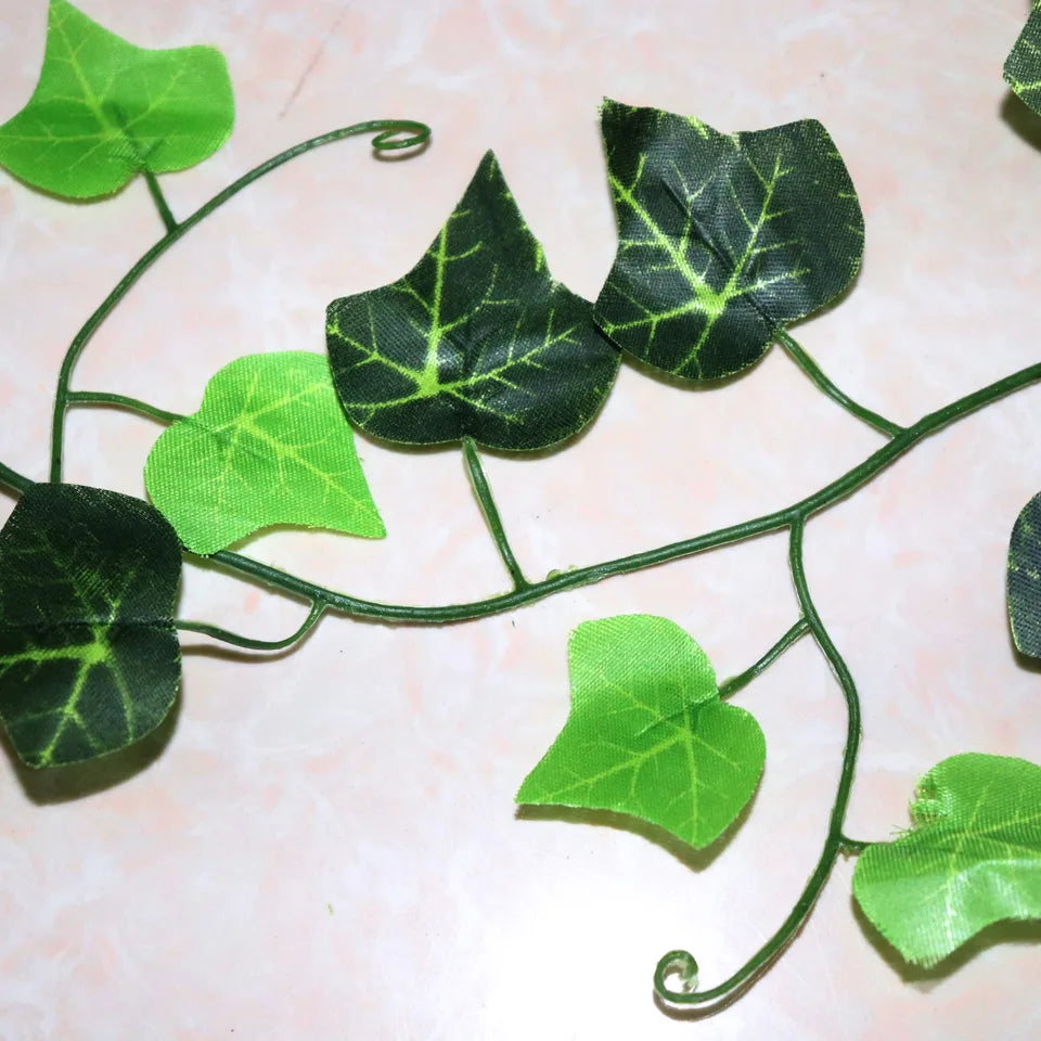 Artificial Ivy Leaf Garland Creeper Green