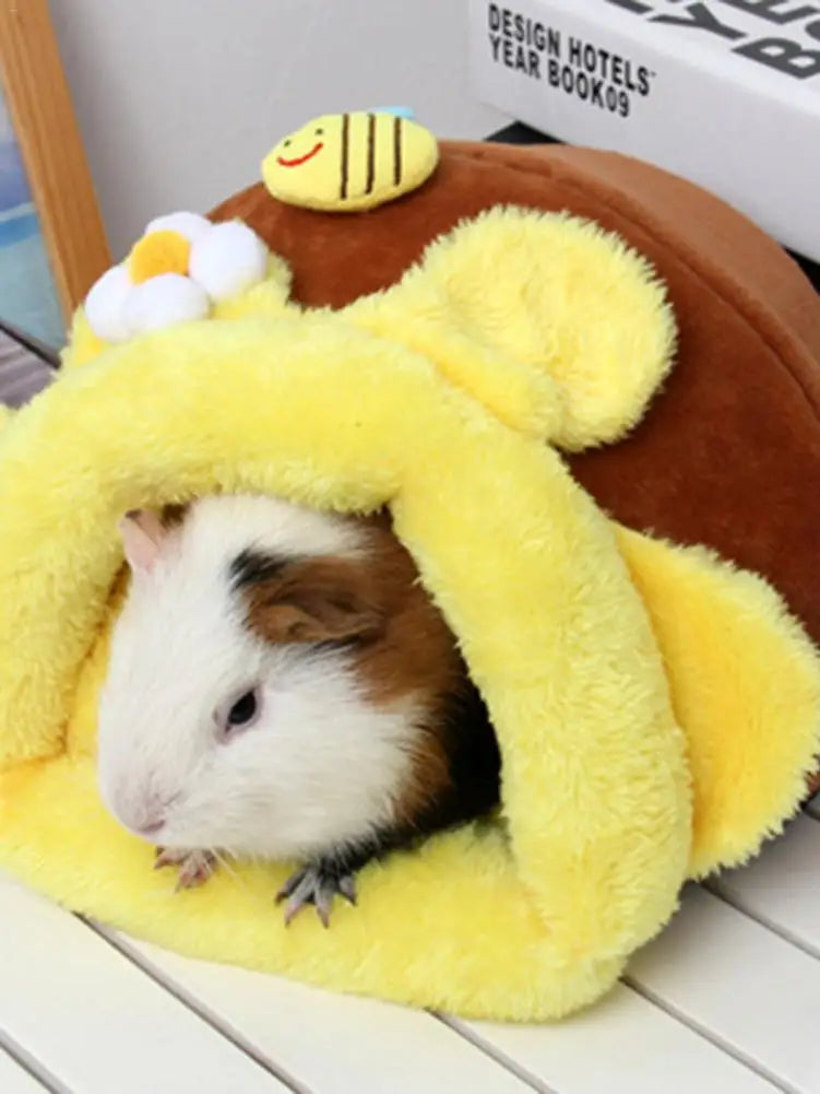 Winter Soft Plush Hamster Bed Nest