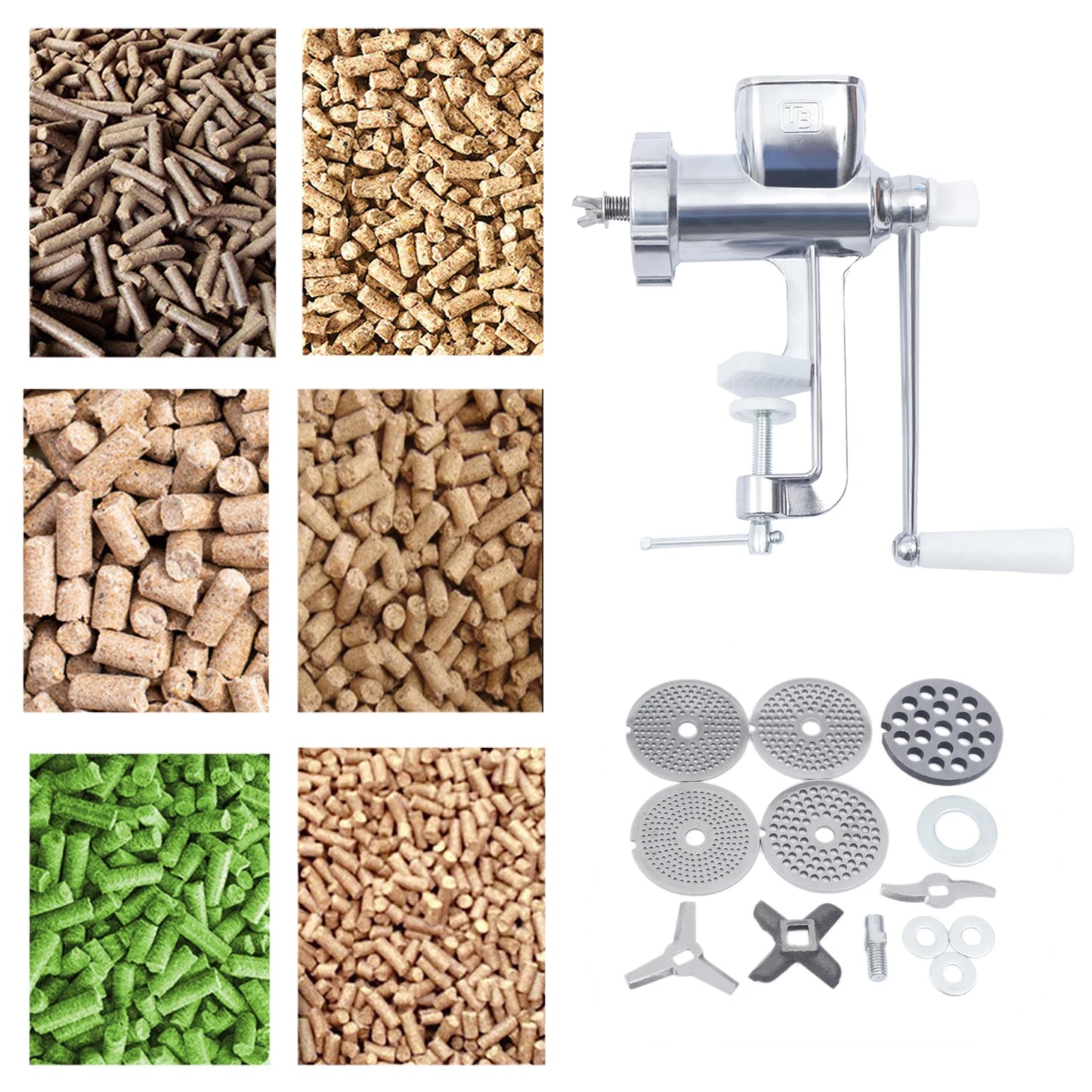 Manual Household Feed Pellet Machine: Feedstuff Granulator