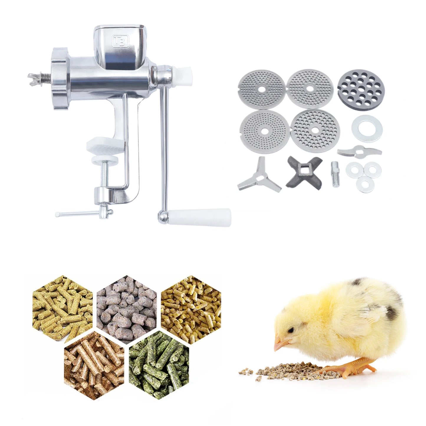 Manual Household Feed Pellet Machine: Feedstuff Granulator