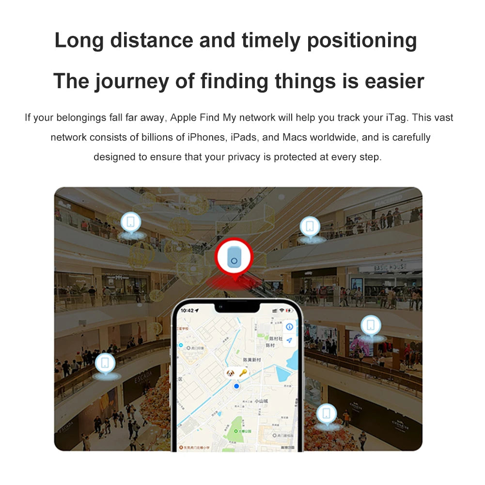 Bluetooth-Compatible Mini GPS Tracker for Pet and Kids