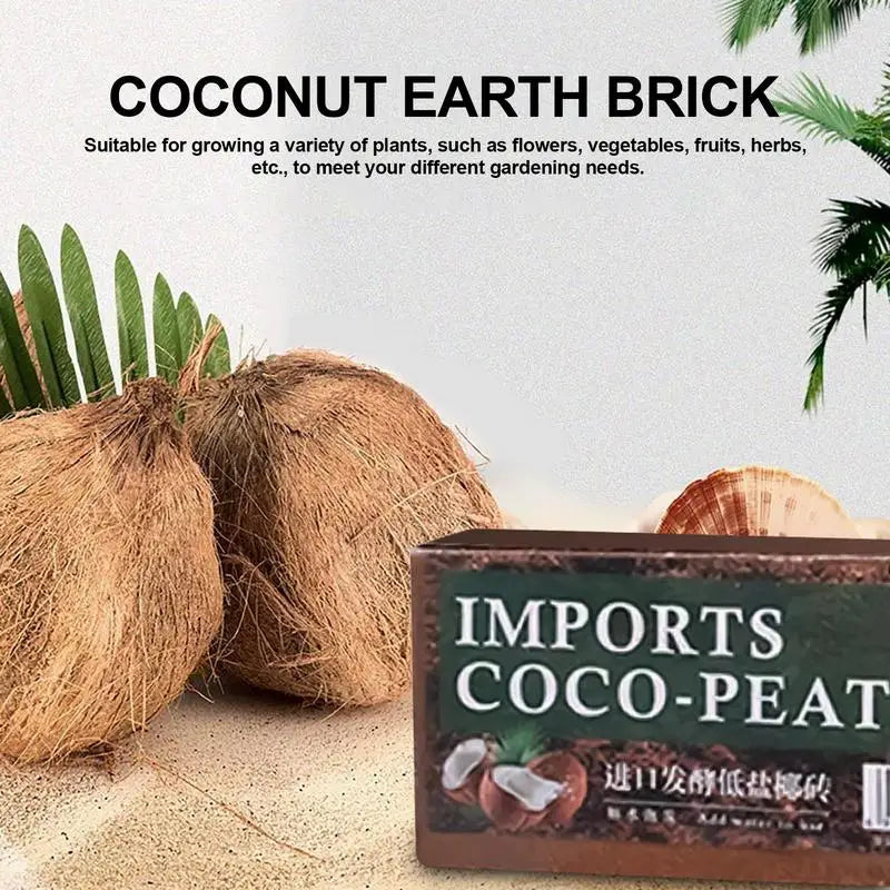 Compressed Coconut Coir Bricks for Planting
