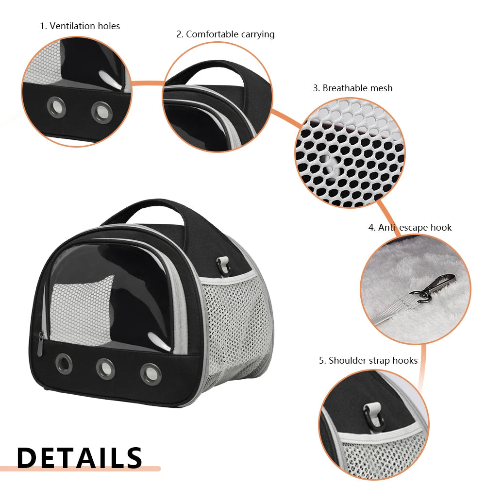 Mesh Breathable Small Pet Carrier Bag