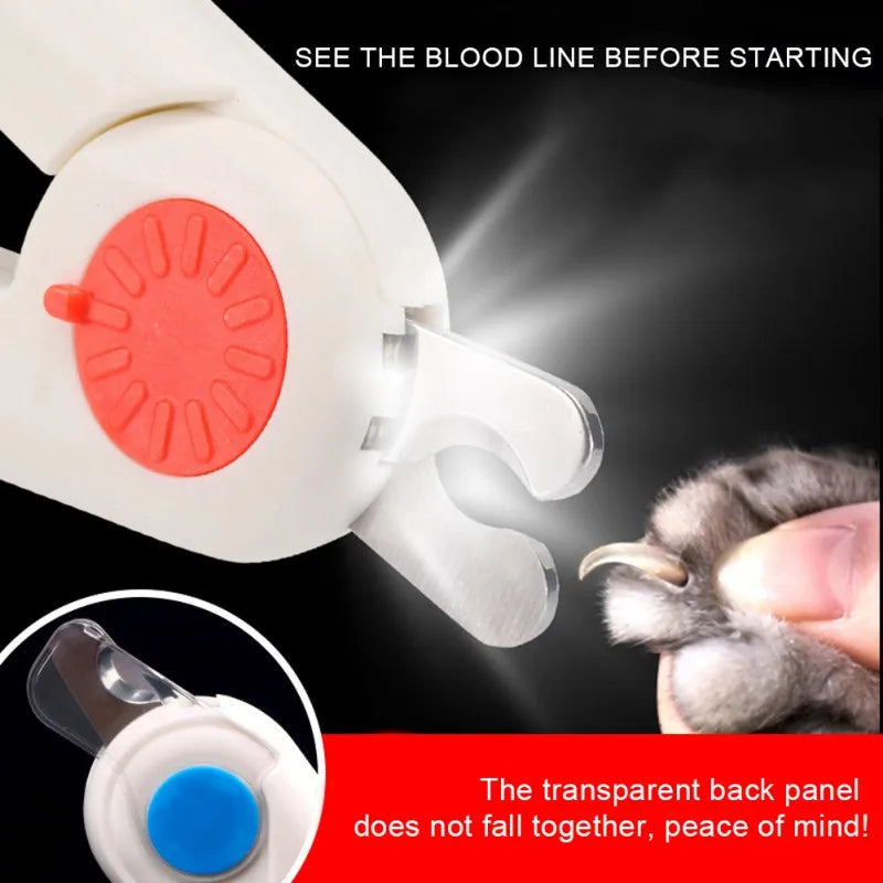 LED Lighting Professional Pet Nail Clipper