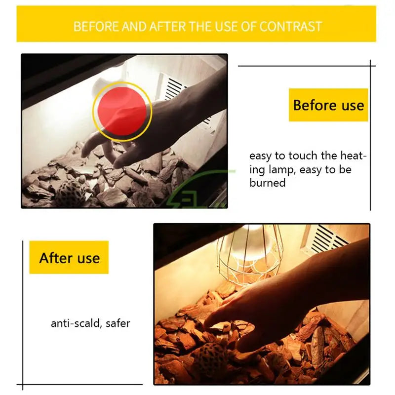 Pet Safety Light Shade for Reptile Terrarium