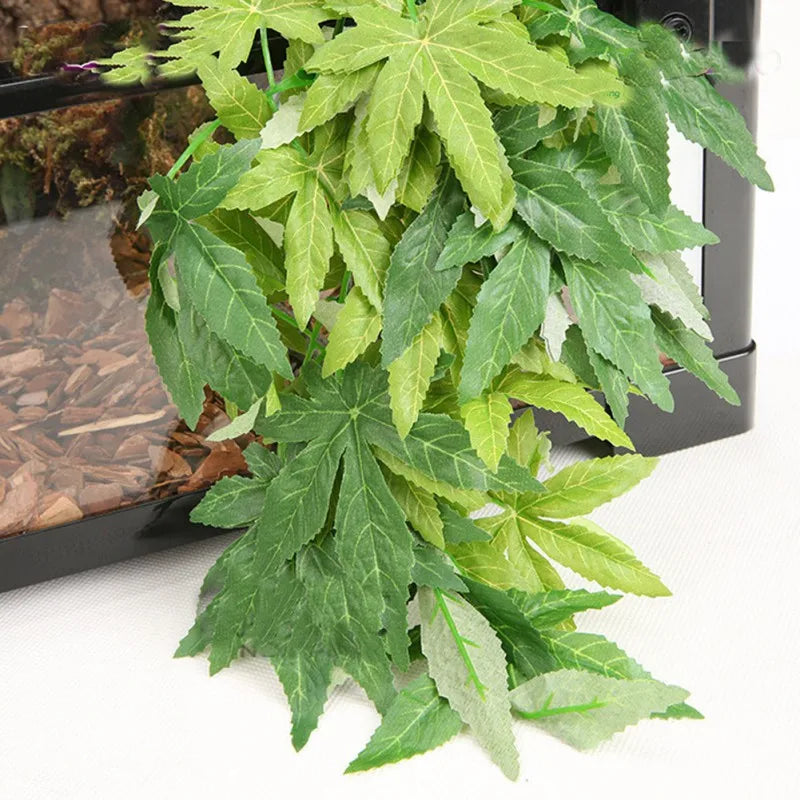Decorative Reptile Terrarium Plant with Suction Cup