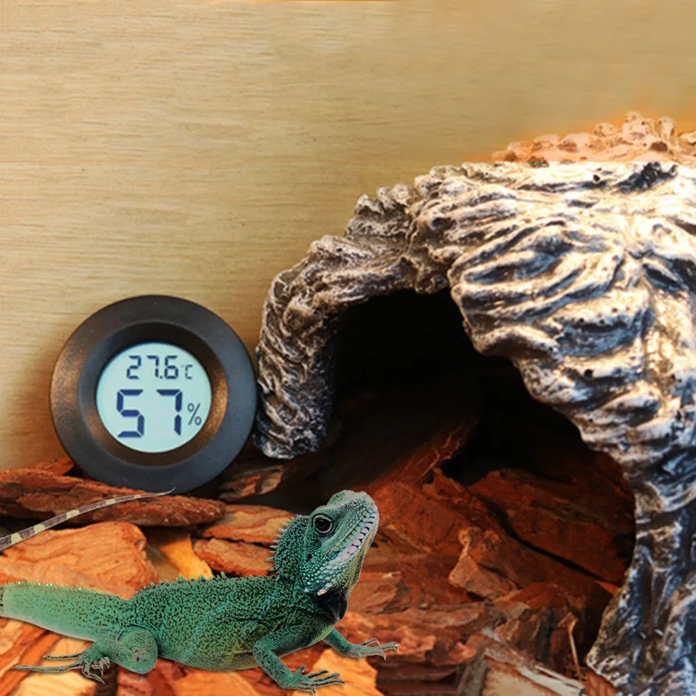 Electronic Reptile Thermometer and Hygrometer for Terrarium