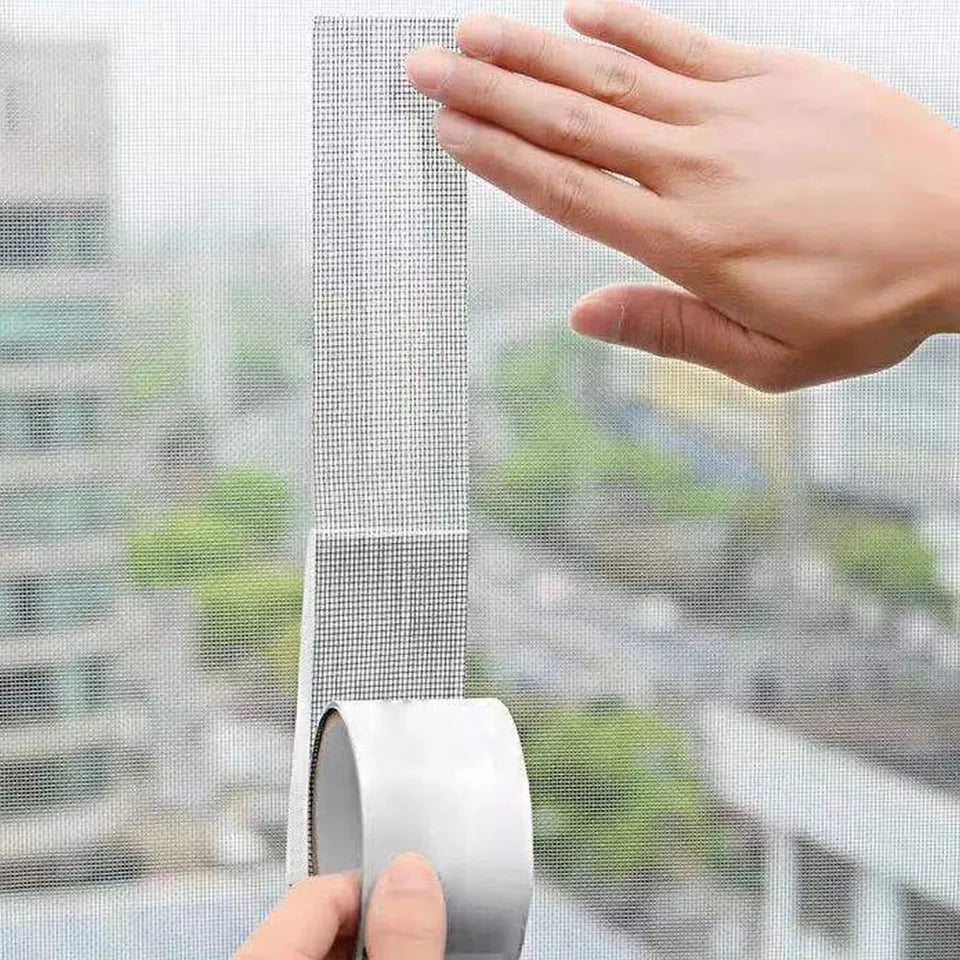 Window Screen Repair Kit: Mesh Patch Cover