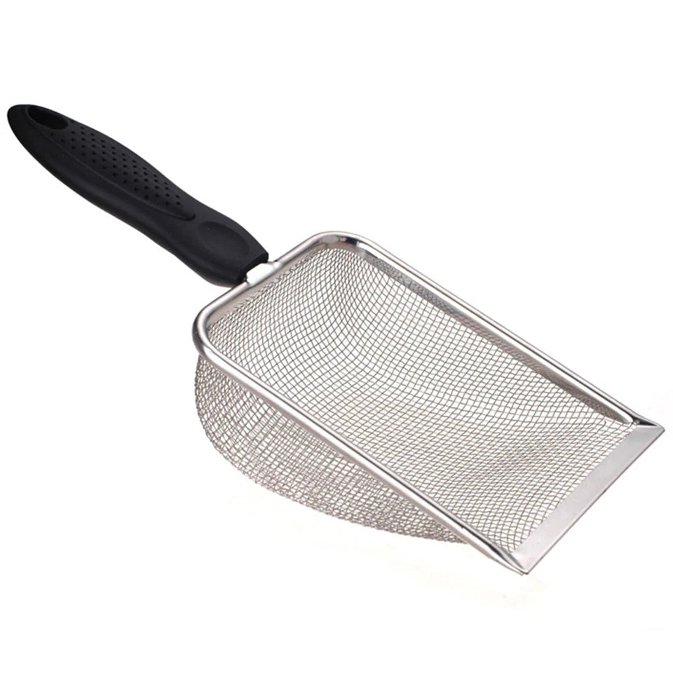 Stainless Steel Reptile Sand Scooper Corner