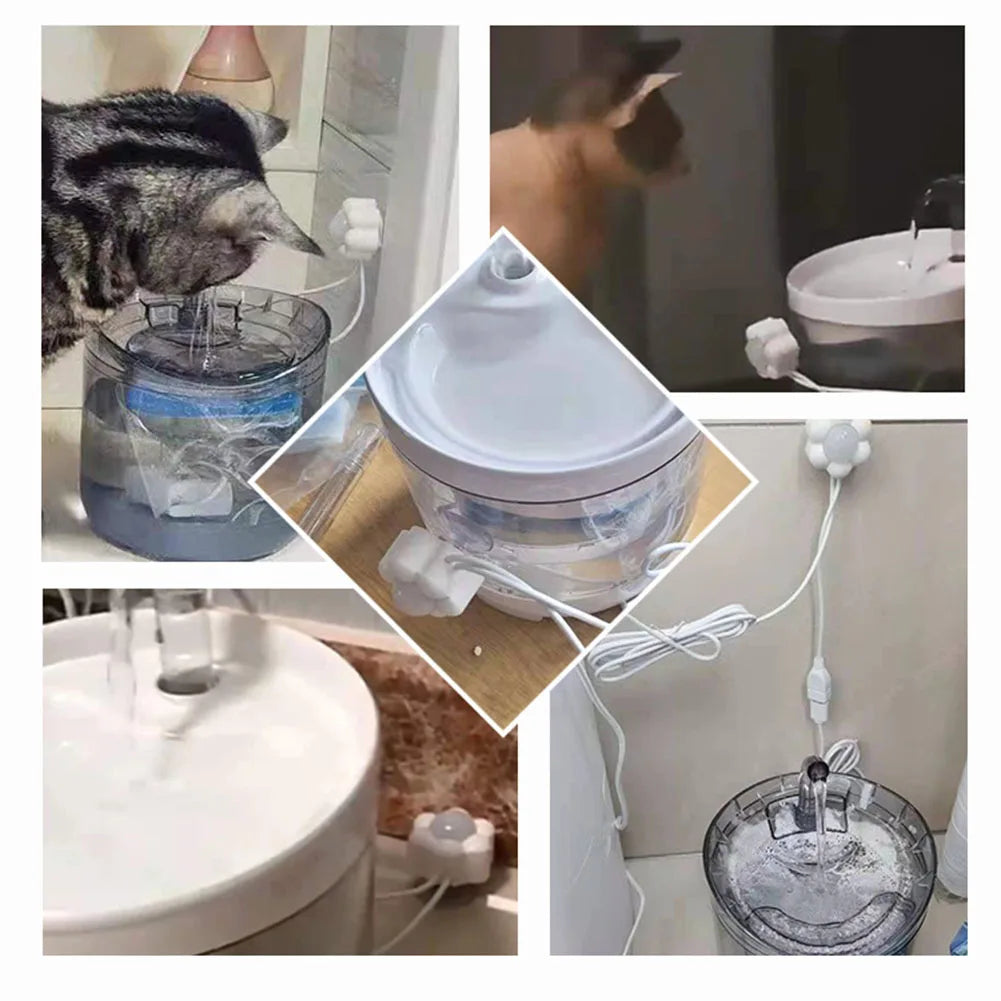 Motion-Activated Cat Dog Water Fountain