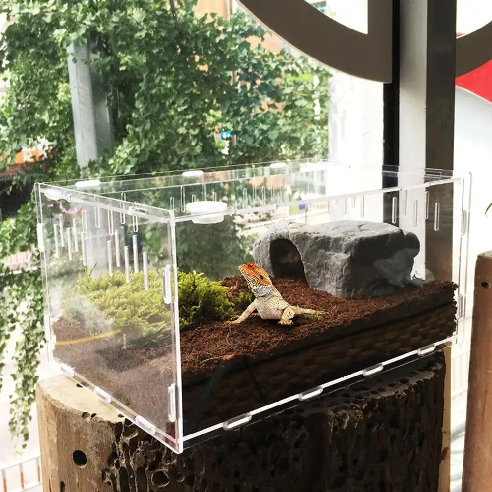 Durable Acrylic Terrarium for Reptile Pets
