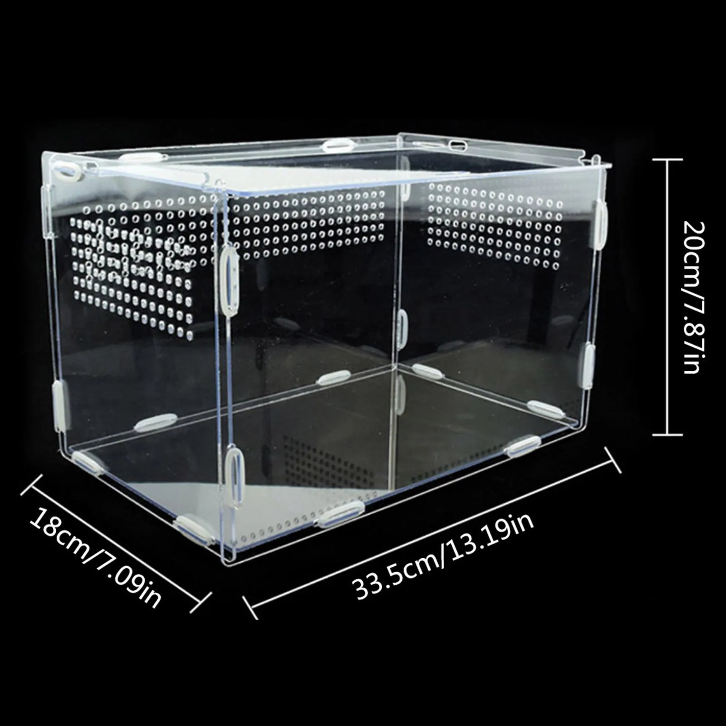 High Transparent Reptile Breeding Box Acrylic