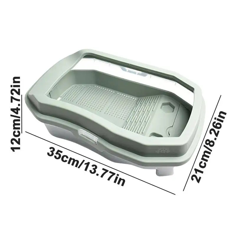Baby Turtle Habitat with Lid and Anti-Slip