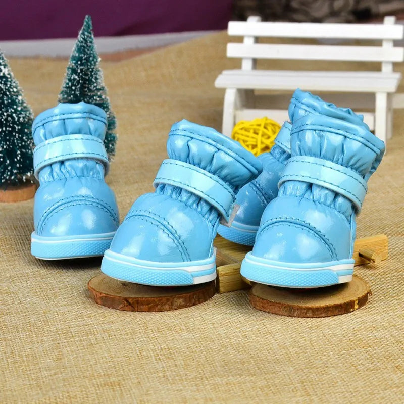 Winter Pet Dog Shoes: Warm, Waterproof, Non Slip